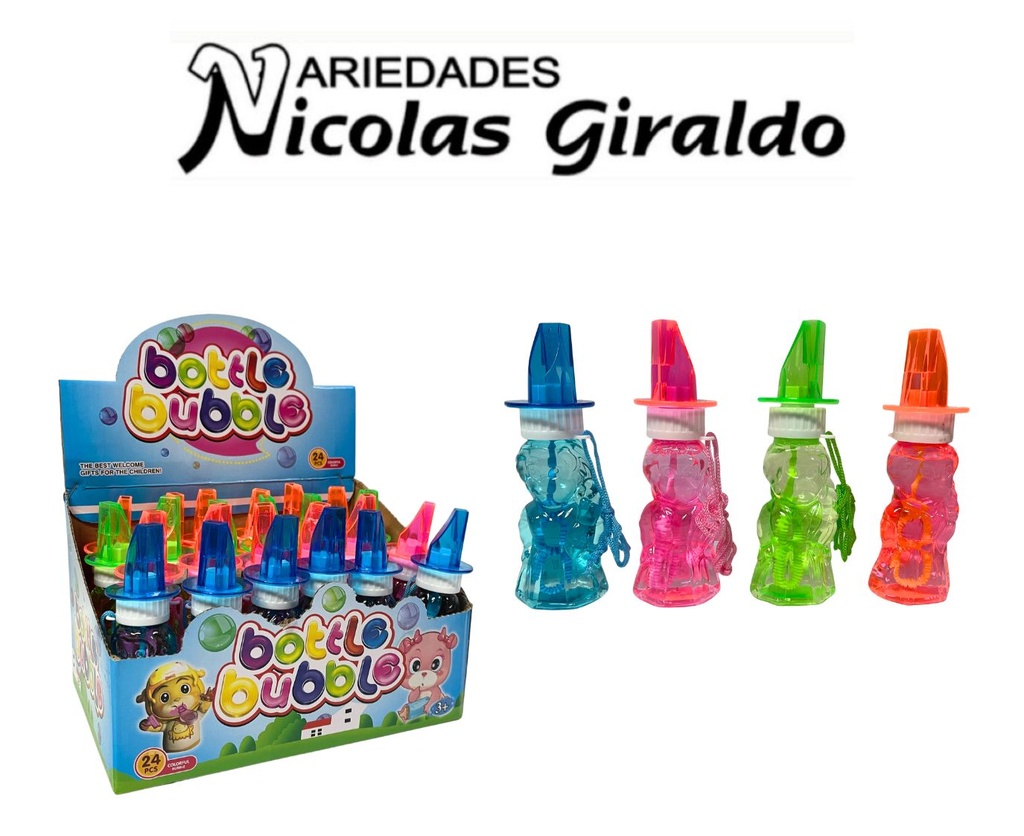 Burbujero pito caja x24  