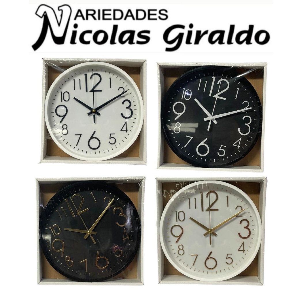 Reloj pared redondo pequeño