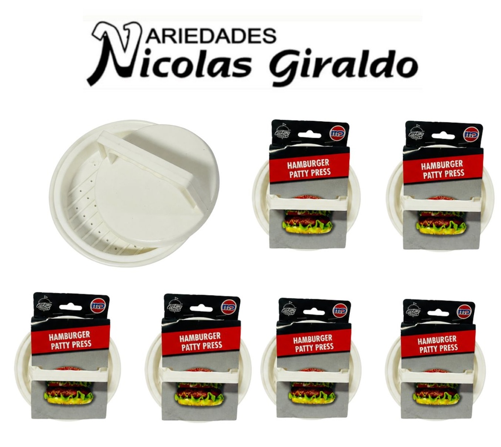 [MORR-185] Molde para carne de hamburguesa paquete x6