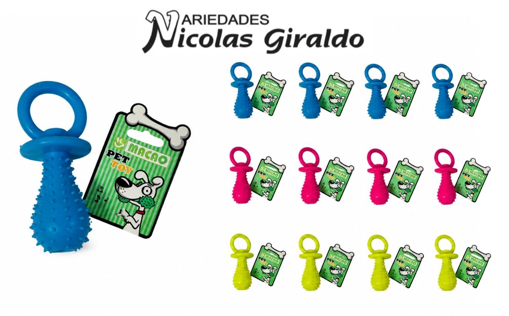 Rascaencias mascota chupa PQT X12