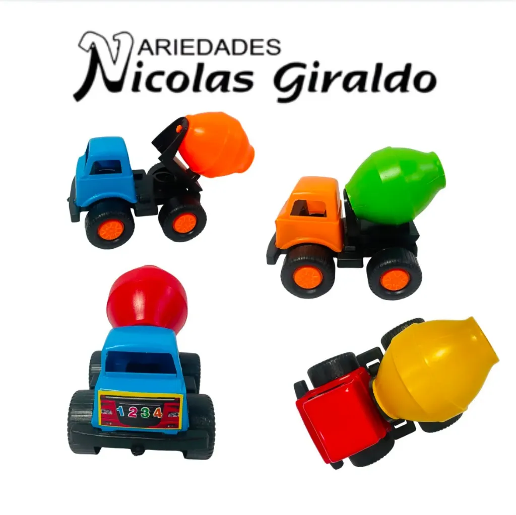 Carro mezclador pequeño de color