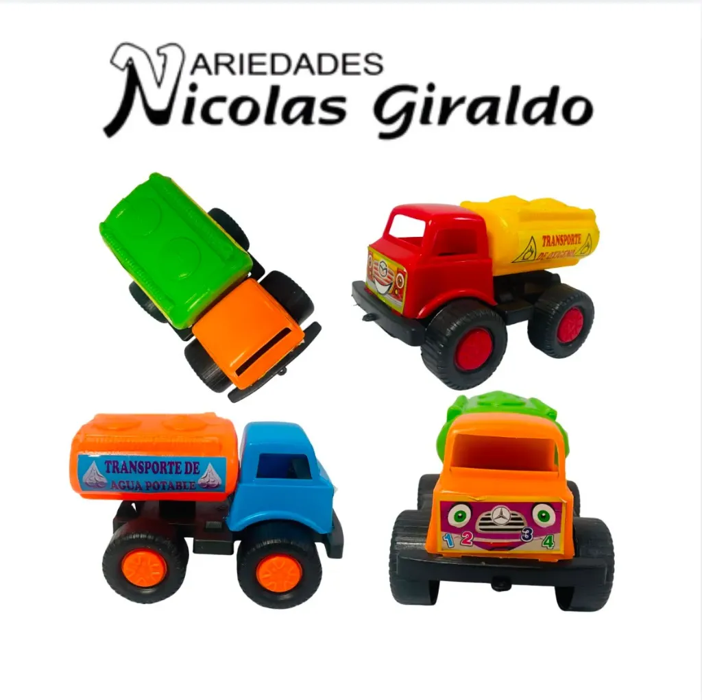 Carro tanque pequeño de color  