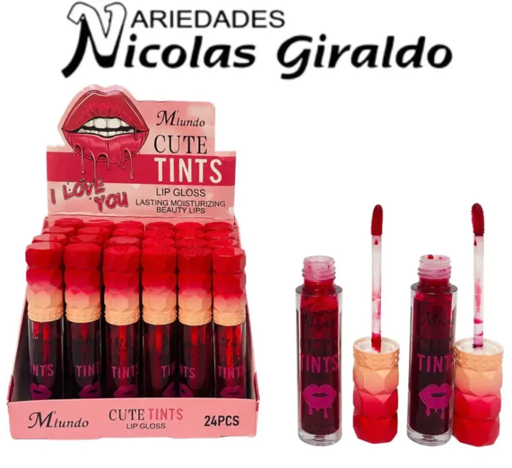 Tinta labios redonda caja x24 