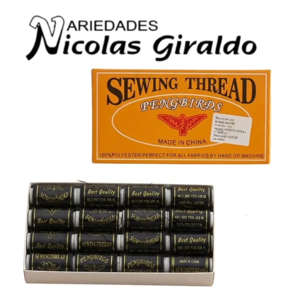 [ZM25-1349] Hilo chino negro caja x12