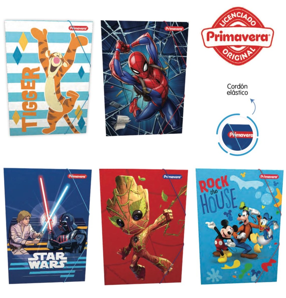 Carpeta primavera plastica liga niño