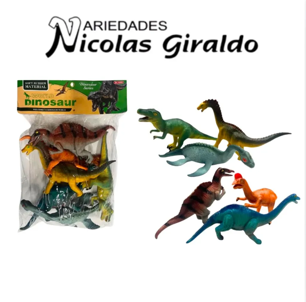 Dinosaurio chillon grande x 6 fino