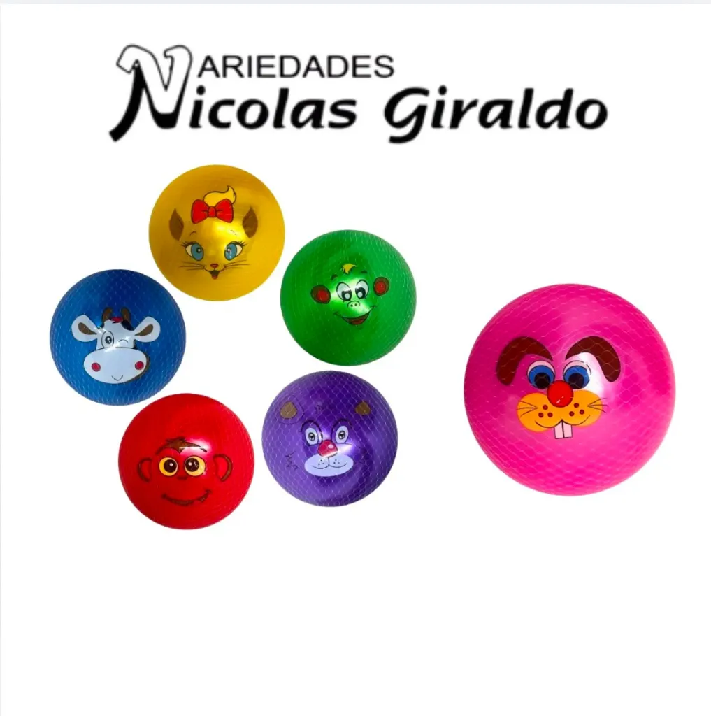 @Balon liso nubes animales PQT X12
