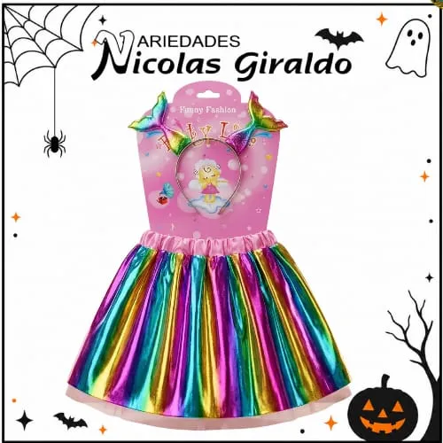 Tutu set diadema sirena Halloween
