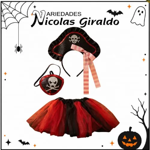 Tutu set pirata Halloween