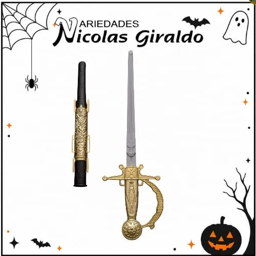 Espada sable mediana halloween