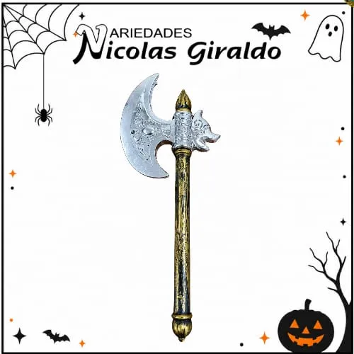 Espada hacha halloween