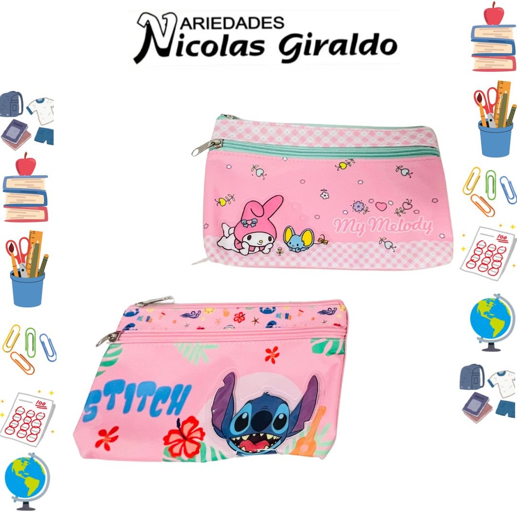 [C30217477] Cartuchera scribe 2 cierre niña