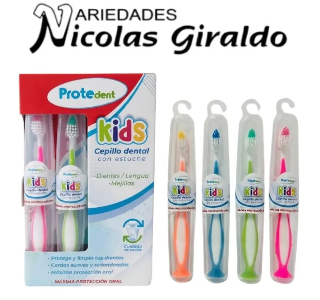 [PTD187] Cepillo dental infantil con estuche protedent x12