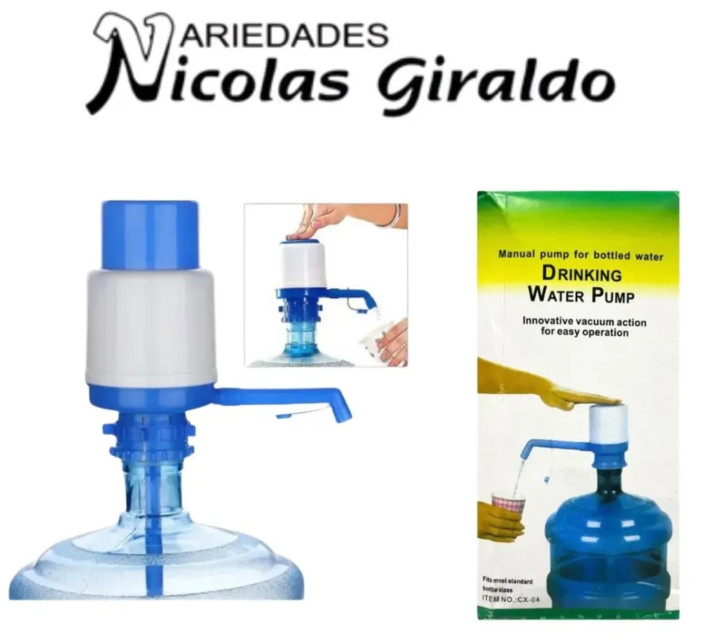 Dispensador manual de agua