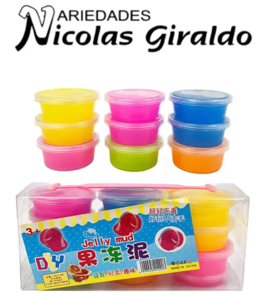[SE12348] Slime tarro plano mini caja x12
