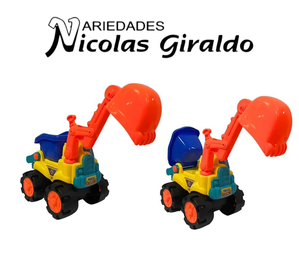Carro constructor retro gigante