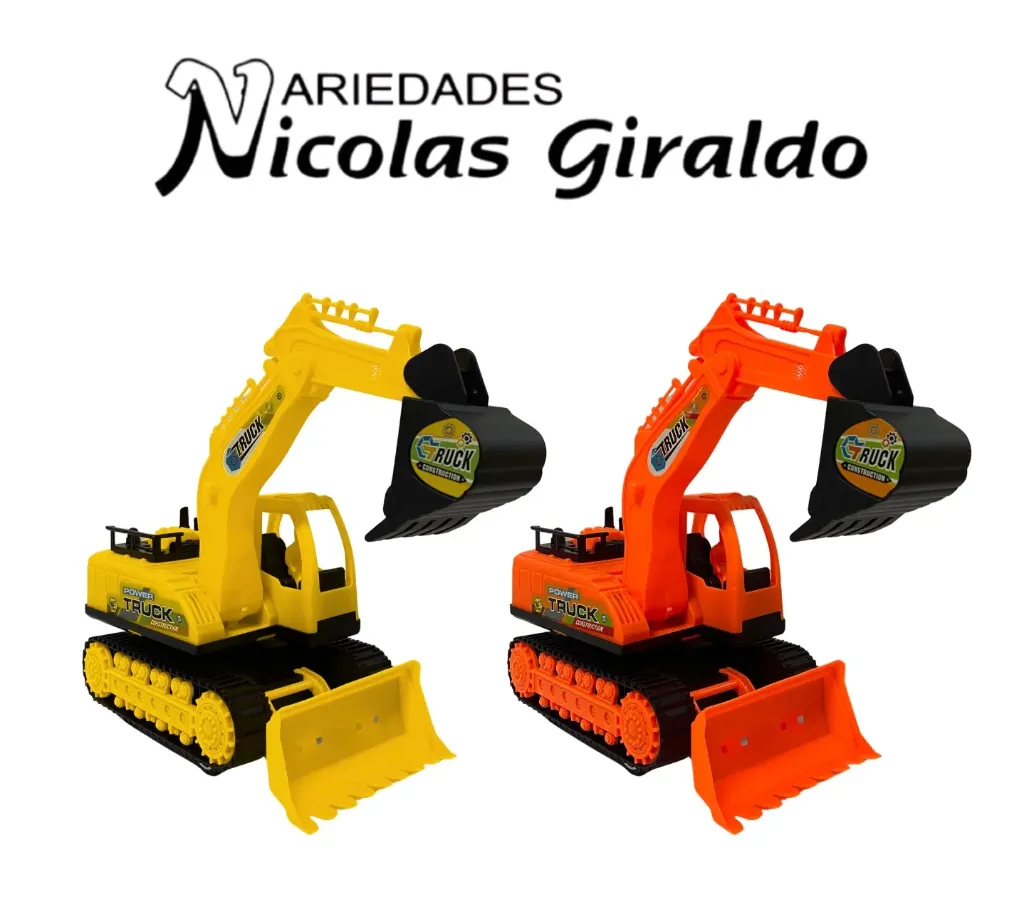 Carro constructor retro oruga gigante