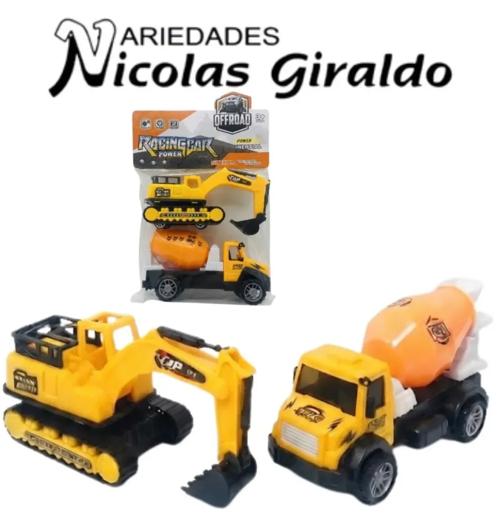 [CA12029] Carro constructor x2 en bolsa