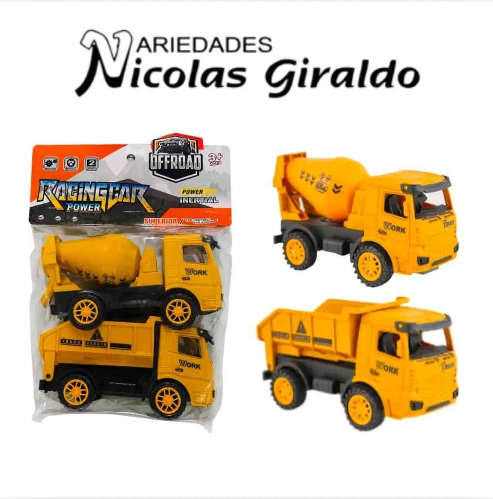 [CA12030] Carro constructor x2 en bolsa