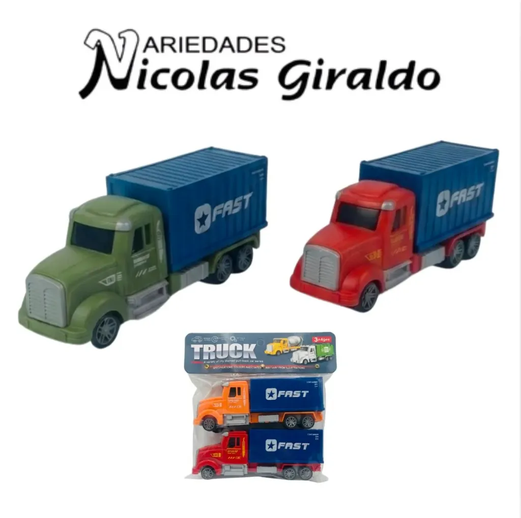 [CA12559] Carro camion x2 bolsa