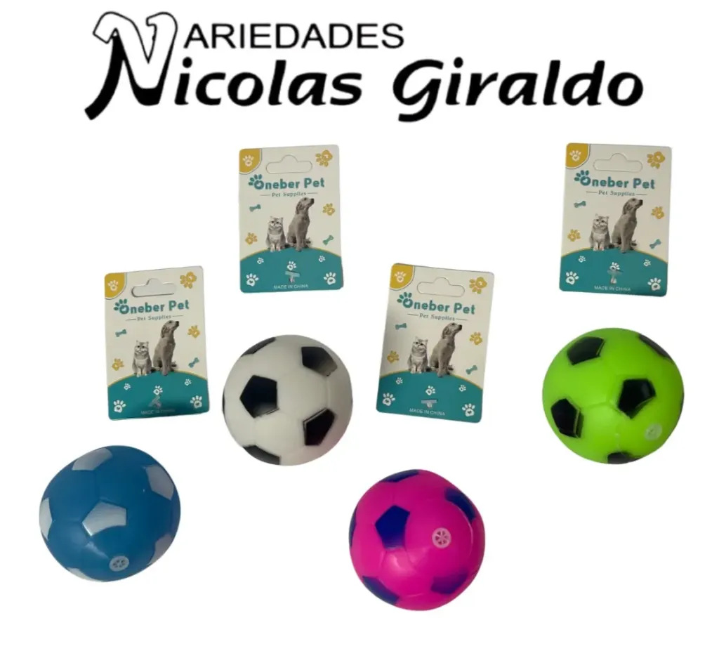 Juguete chillon mascota pelota