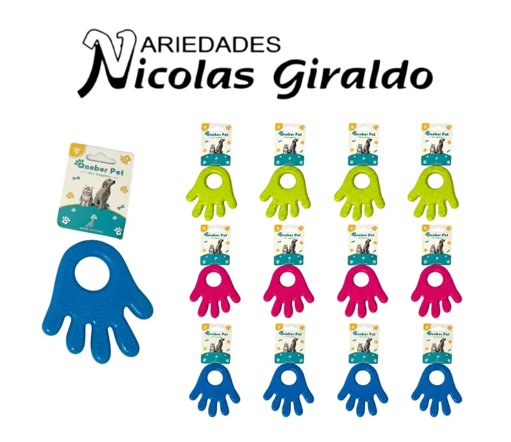 Rascaencias mascota mano PQT X12