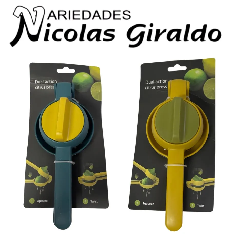 Exprimidor limon plastico fino