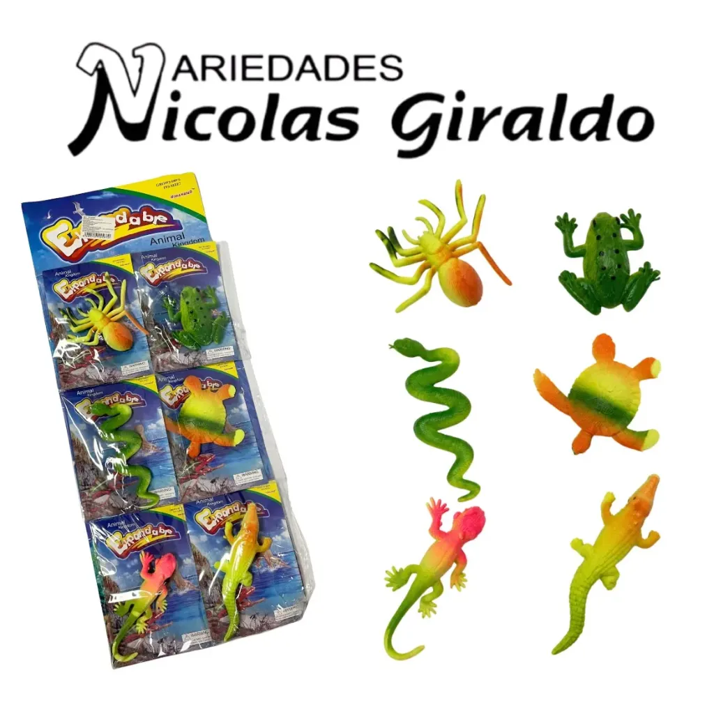 [SE12567] Animal crece en el agua reptiles grande x6