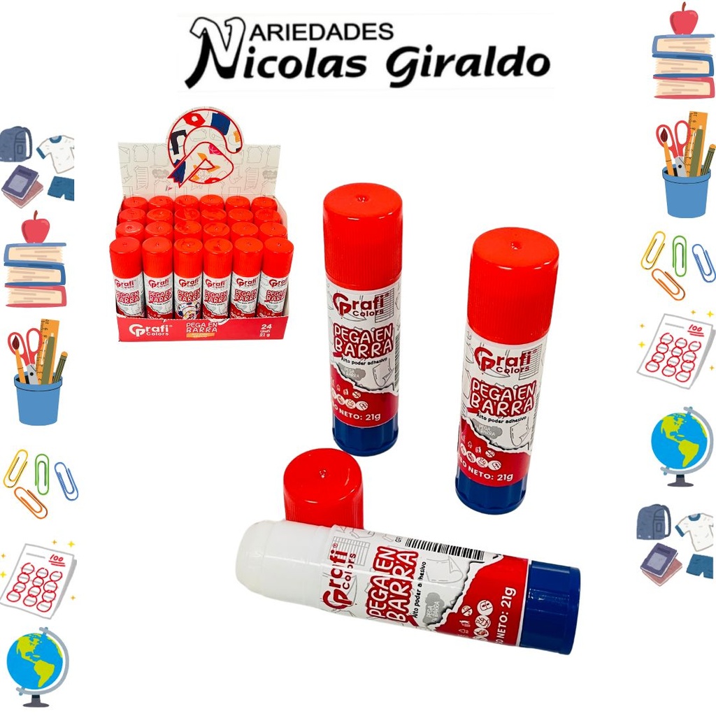 Colbon en barra x21 gramos caja x24 graficolors