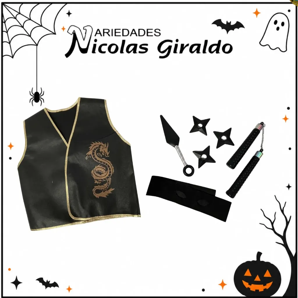 Disfraz niño ninja halloween