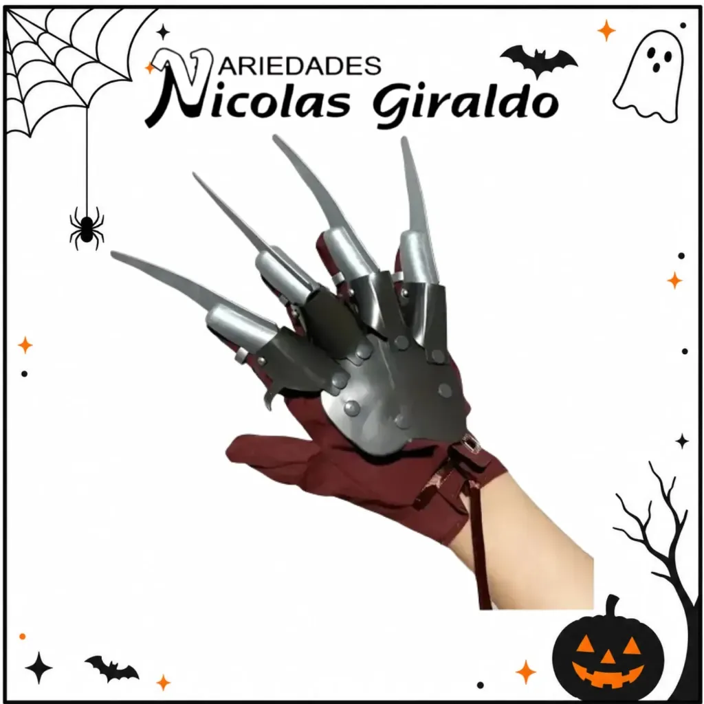 Accesorios guante Fredy Kruger halloween