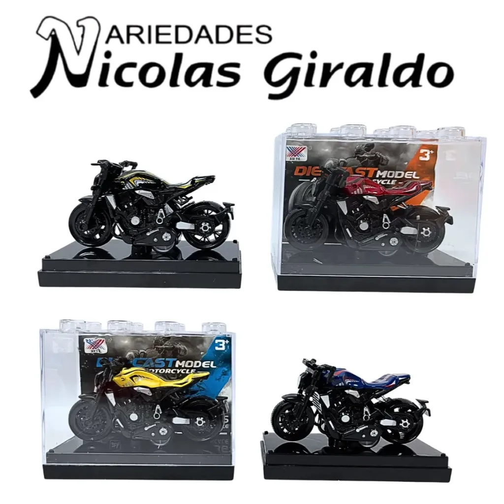Moto coleccion x1 en caja exhibicion