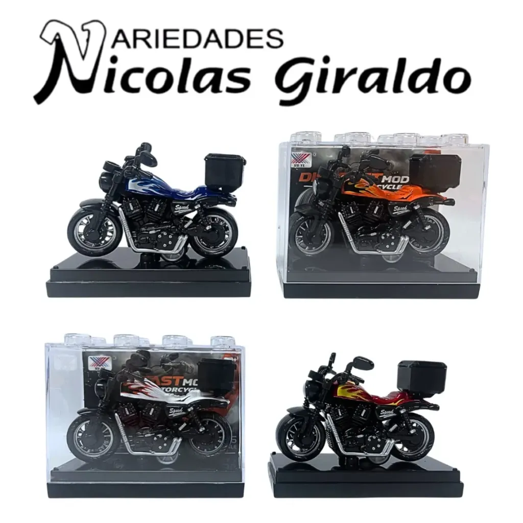 Moto coleccion x1 en caja exhibicion