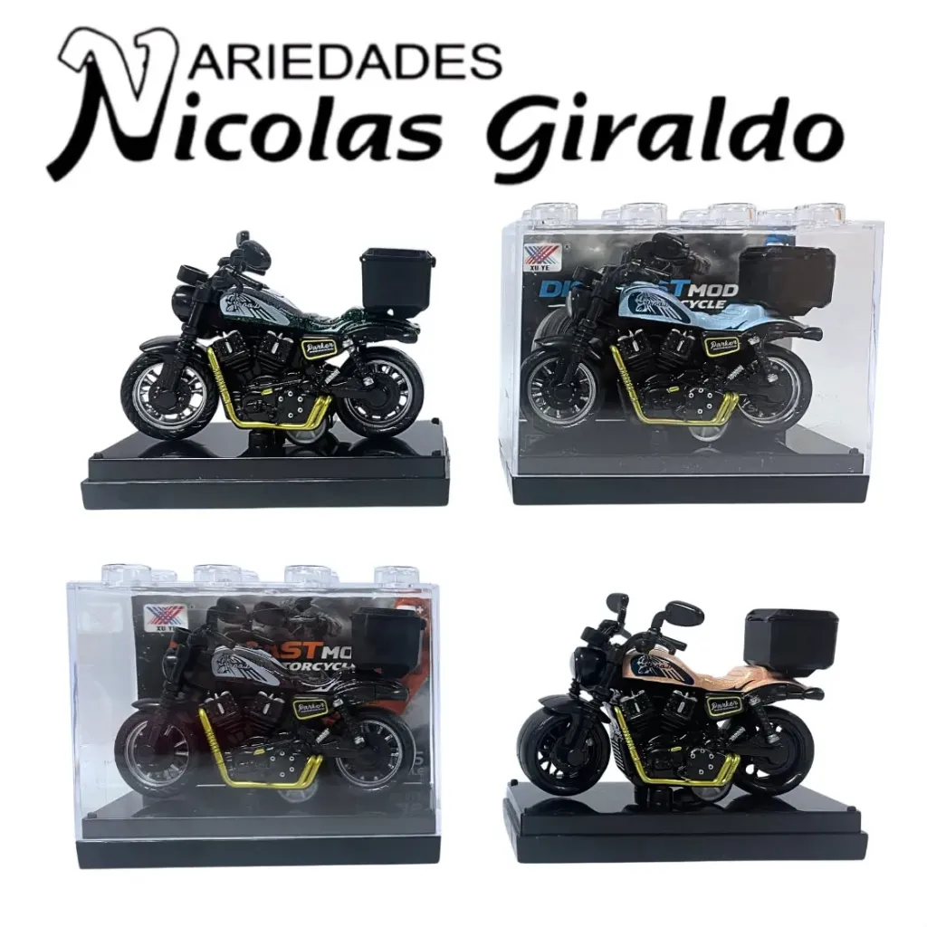 Moto coleccion x1 en caja exhibicion