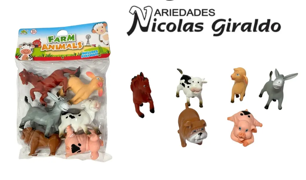 Animal domestico caricatura x6