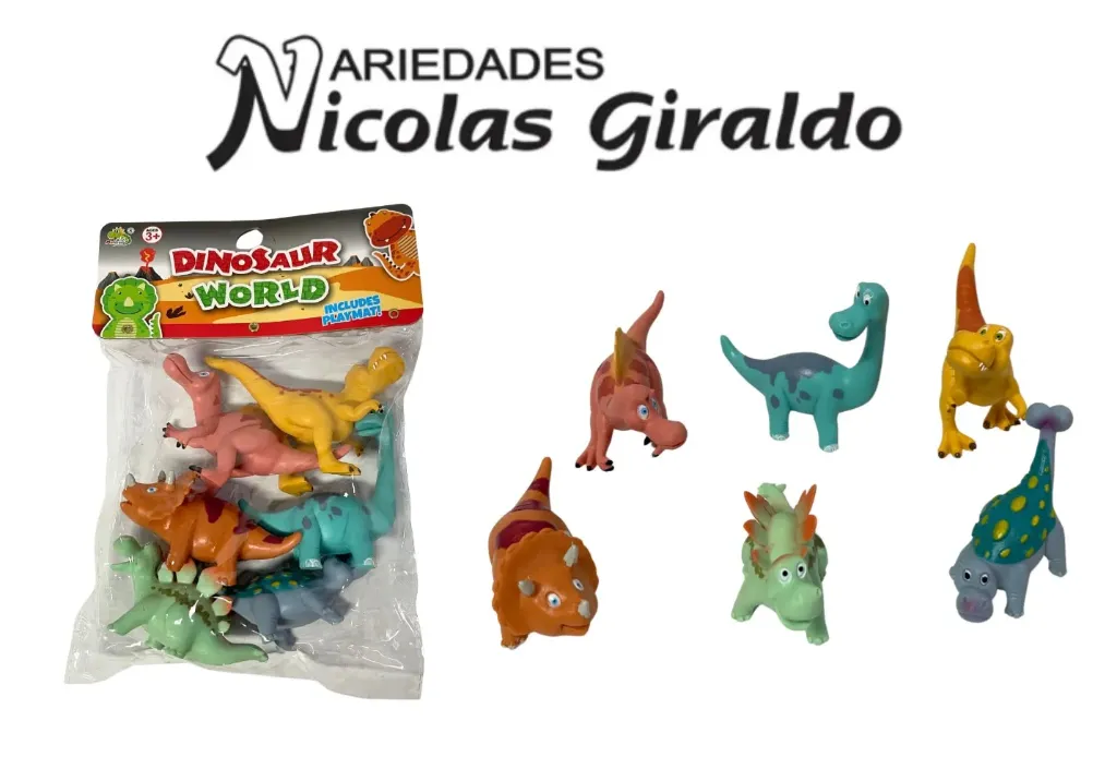 Animal dinosaurio caricatura x6