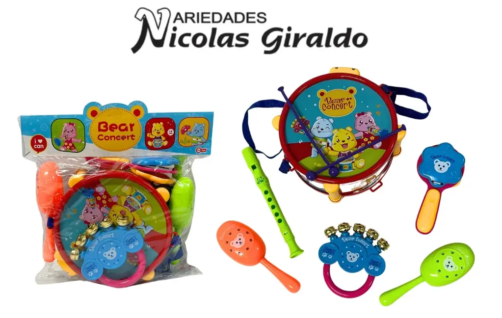 Set instrumento musical grande