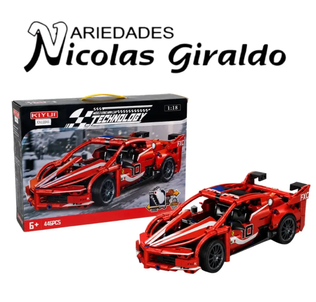 Lego grande de carro en caja x446 piezas