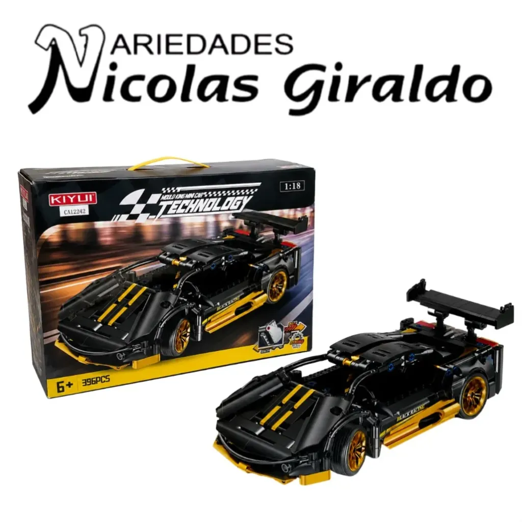 Lego grande de carro en caja x396 piezas