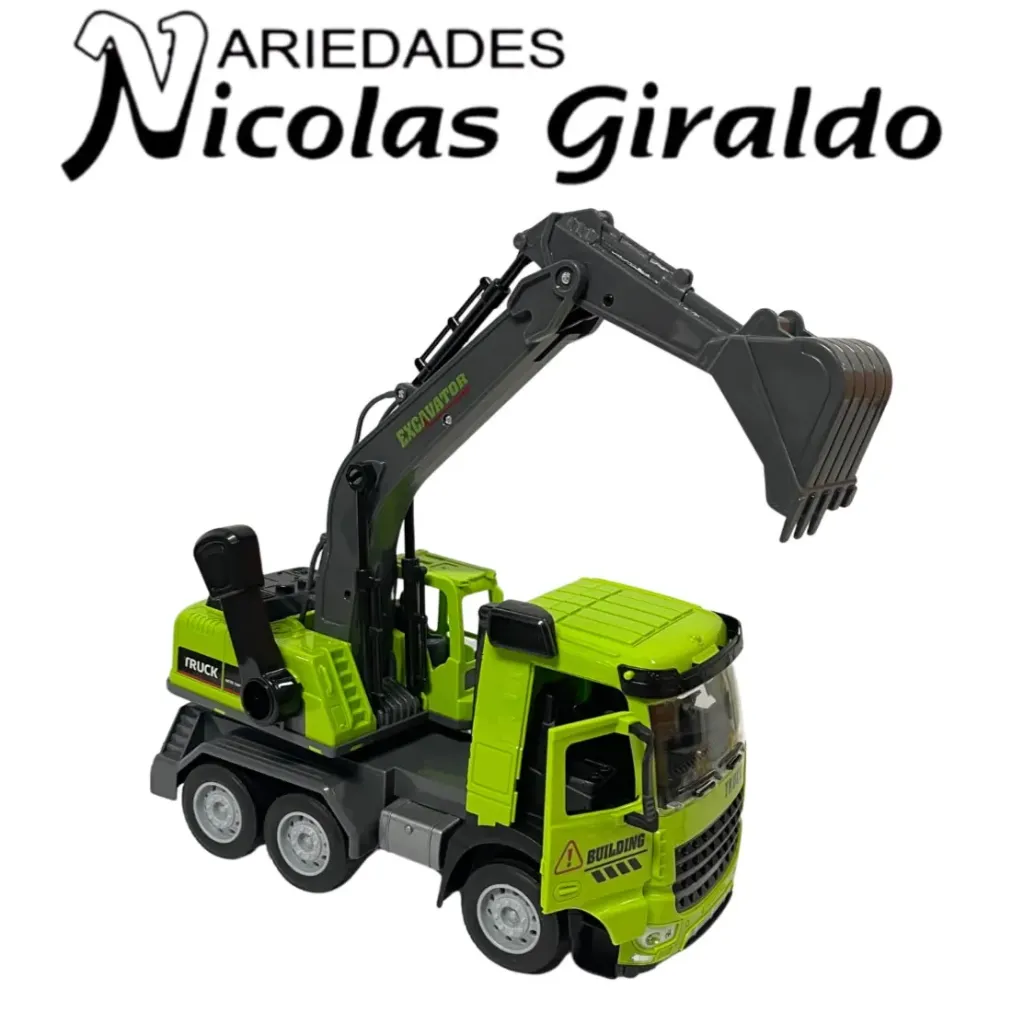 Carro constructor retro gigante