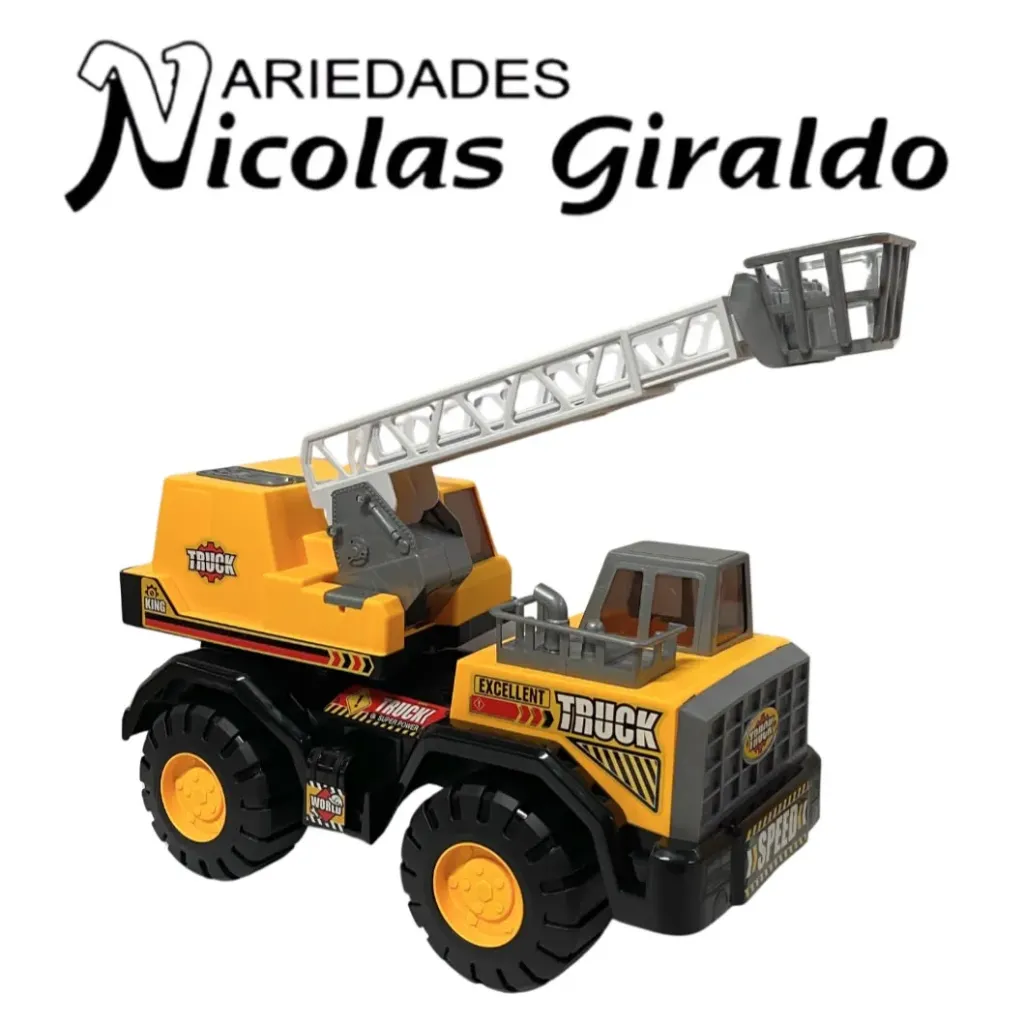 Carro constructor grua gigante