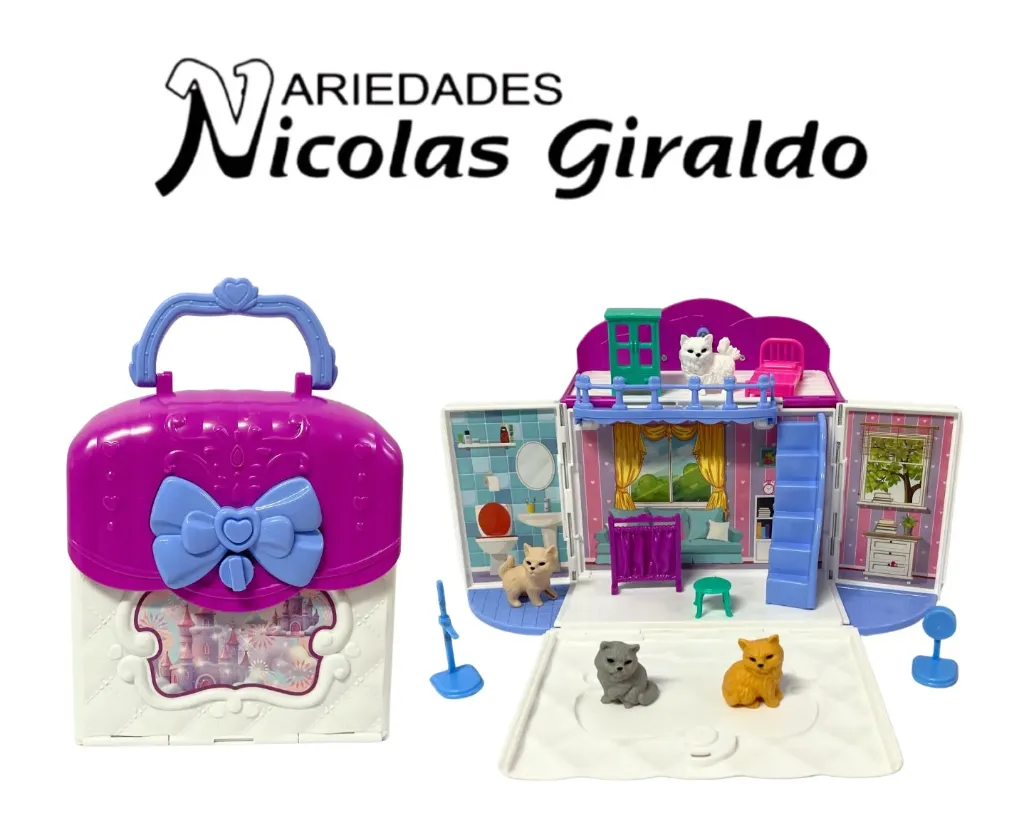 Mini casa armable en maleta