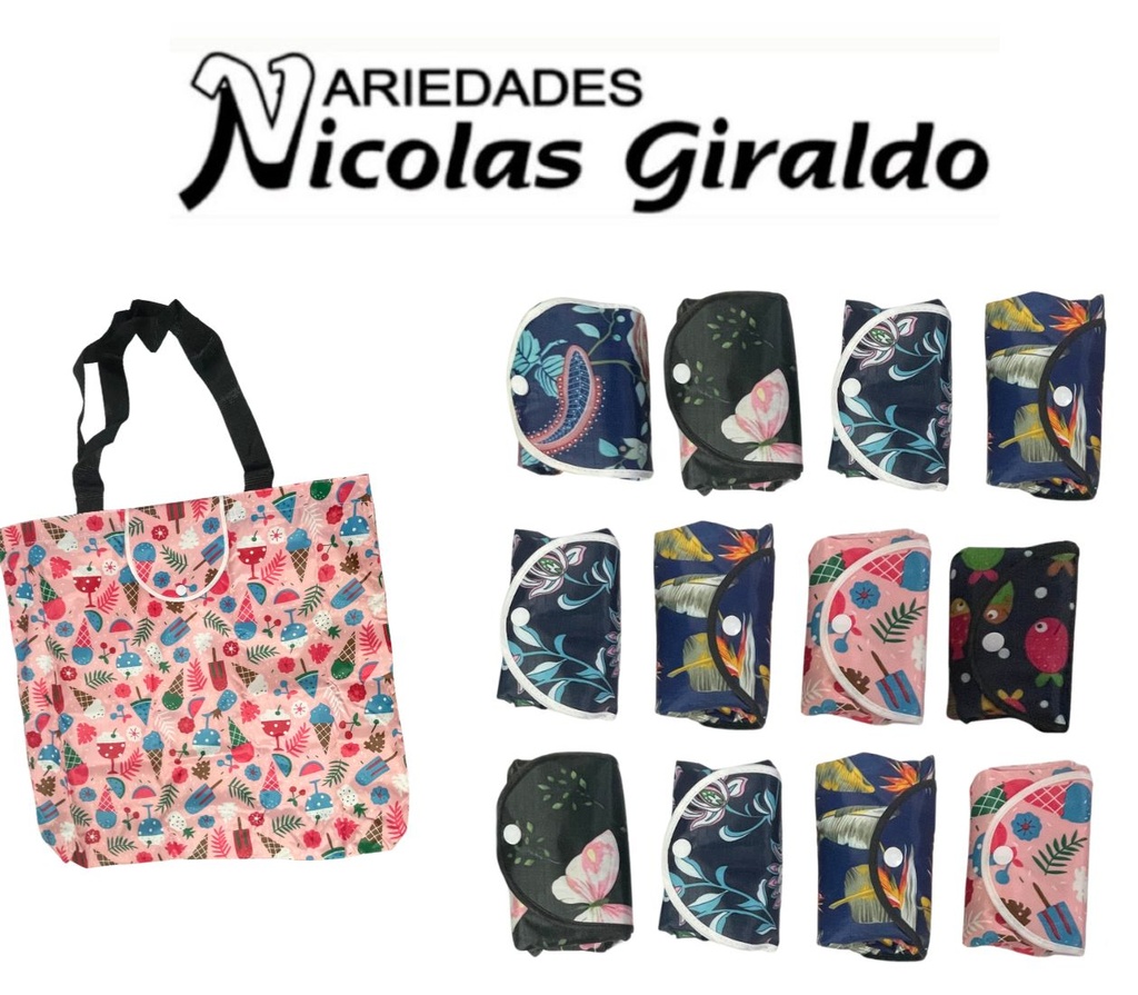 Bolso billetera estampada