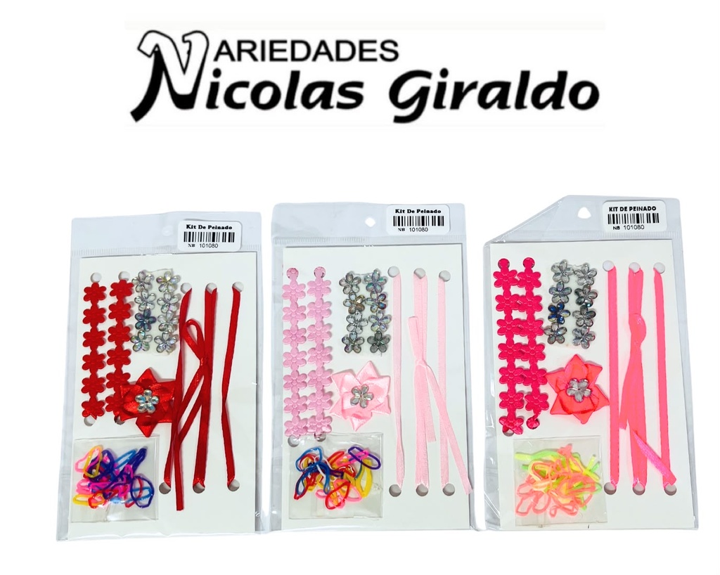 @Moño kit peinado  paquete x12