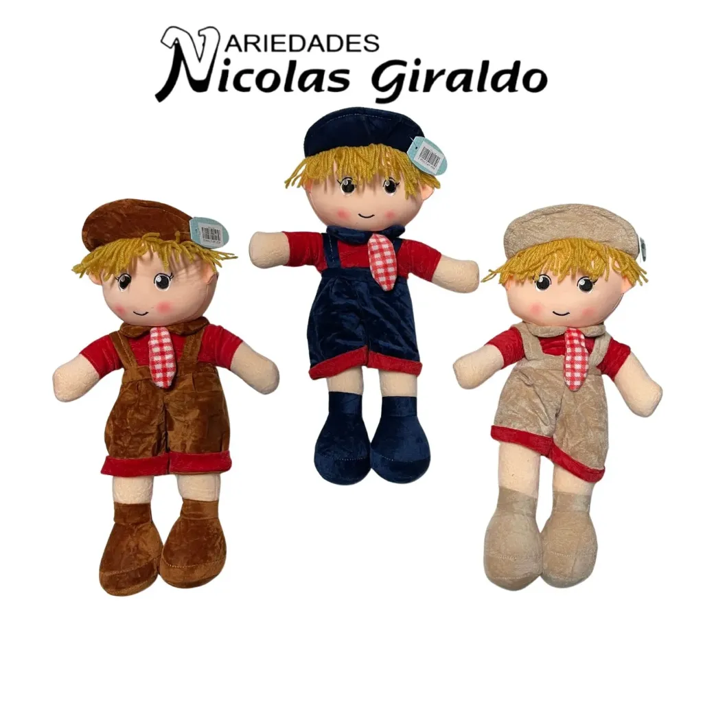 Muñeco trapo grande fina 45cm