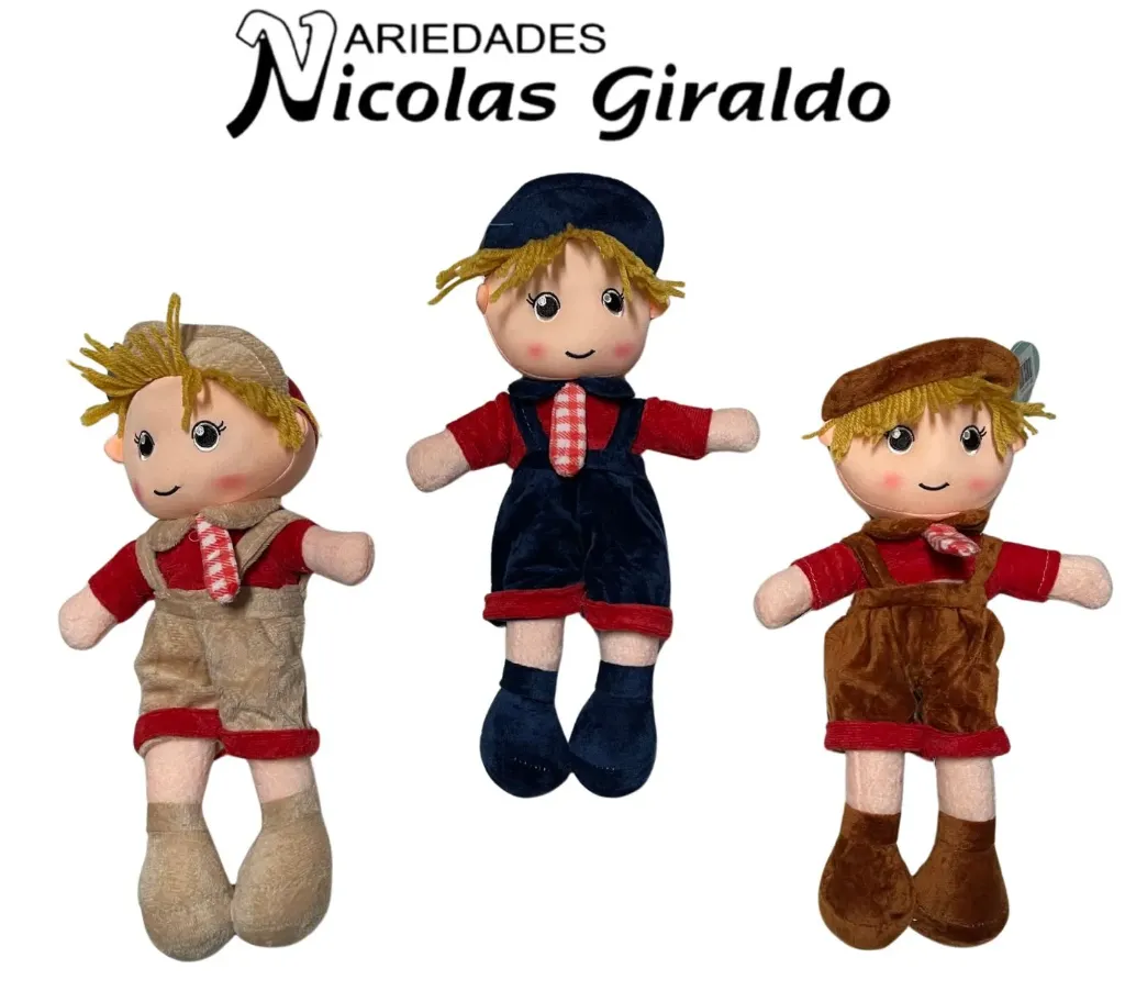 [AP3-7464-1] Muñeco trapo mediana fina 35cm