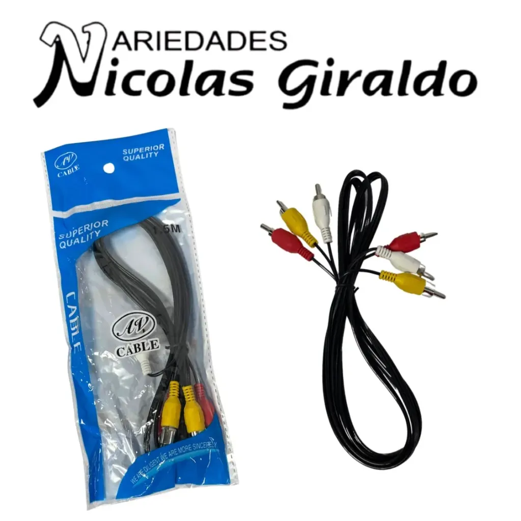 Cable de audio 3x3