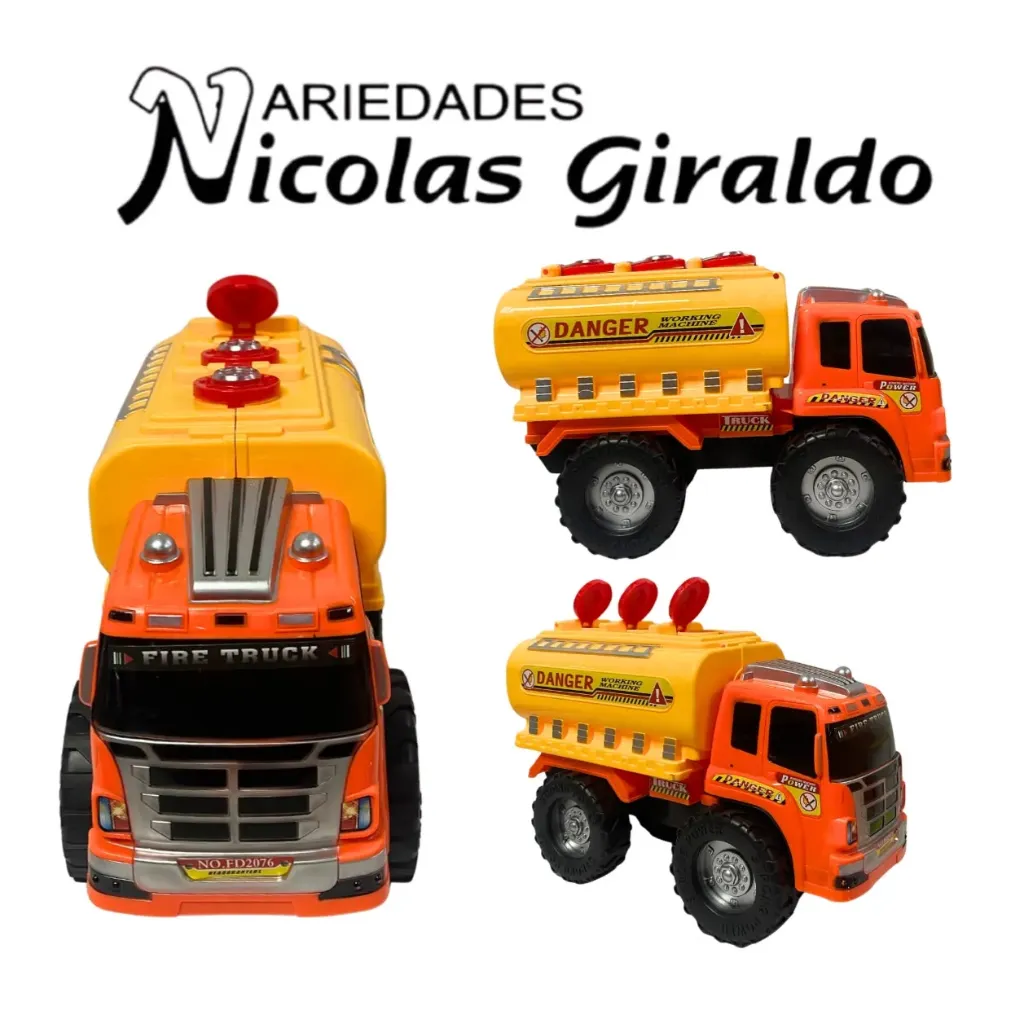 Carro constructor tanque gigante