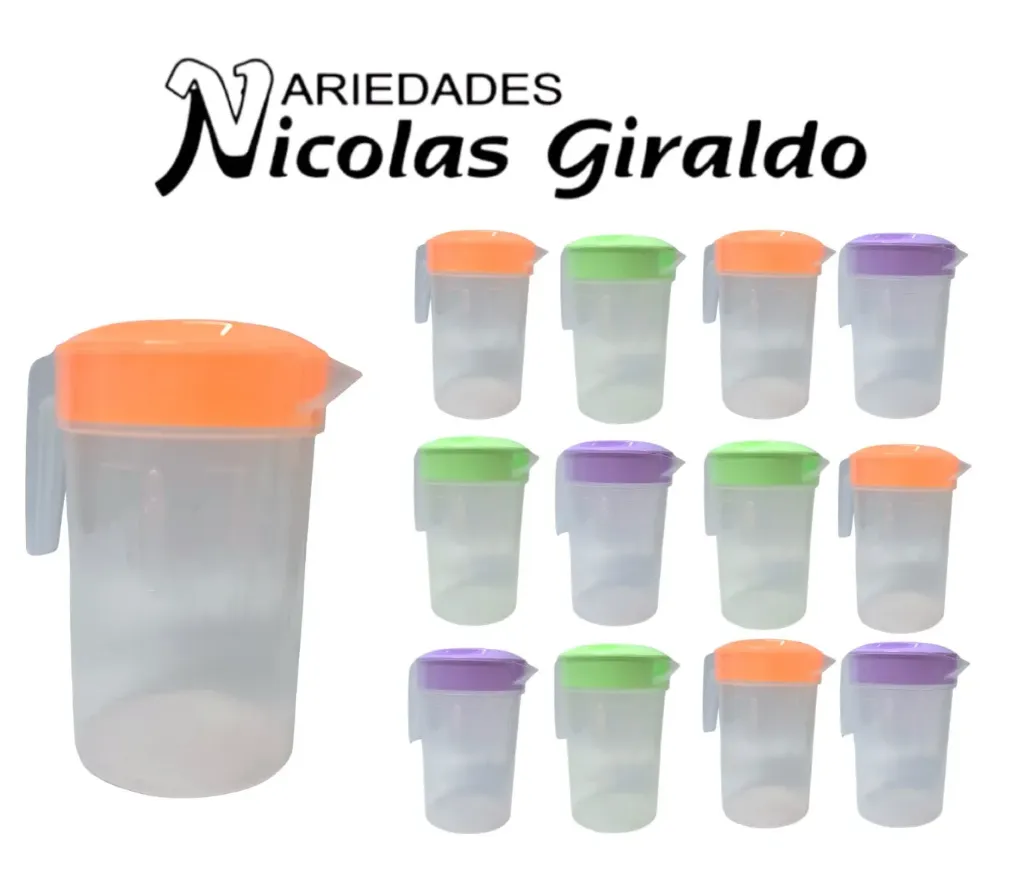 Jarra pequeña 1.2 litro paquete x12
