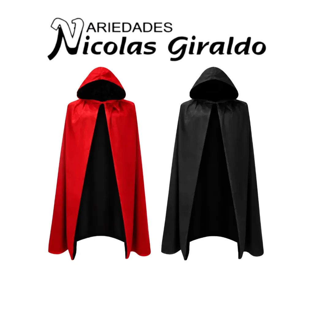 [CC013-A] Capa con capucha adulto  halloween